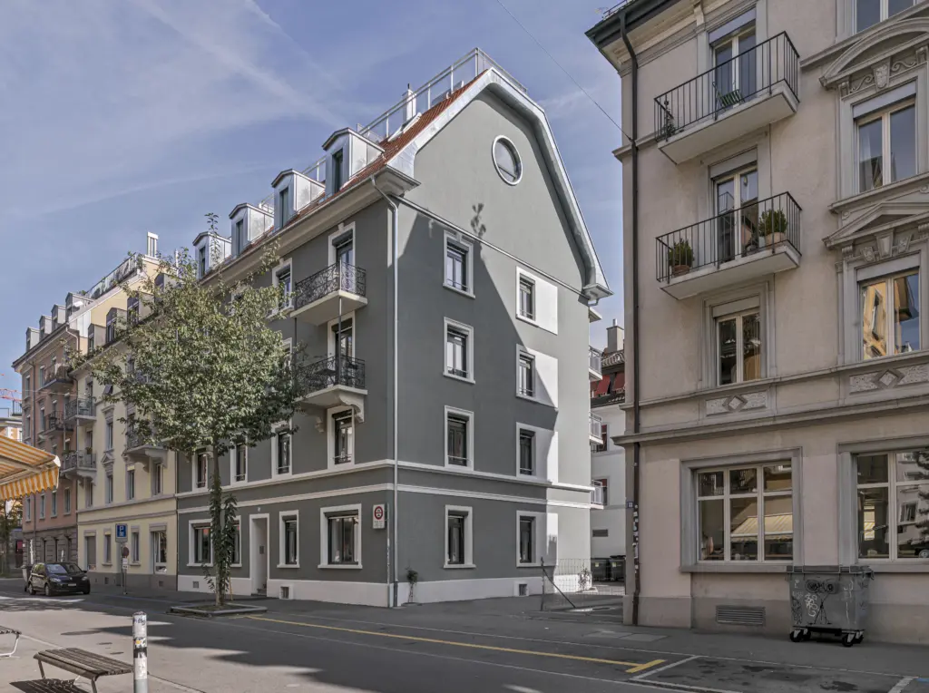 Totalsanierung + Aufstockung MFH Luisenstrasse 8005 Zürich